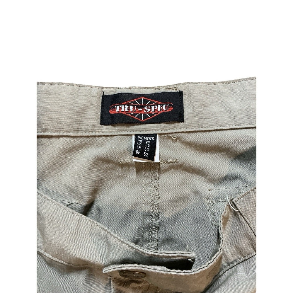 TRU-SPEC Women Size 22 Khaki Cotton Blend Ripstop Tactical Pants‎ EUC - Picture 6 of 16